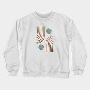 Nature Abstract Color Crewneck Sweatshirt